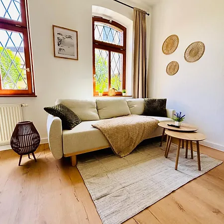 Lägenhet Stilvolles Boho Studio-birgit S-bahn-wifi-garten Erfurt