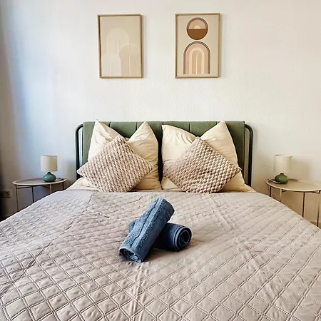 Stilvolles Boho Studio-birgit S-bahn-wifi-garten Daire Erfurt