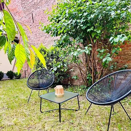 Lägenhet Stilvolles Boho Studio-birgit S-bahn-wifi-garten
