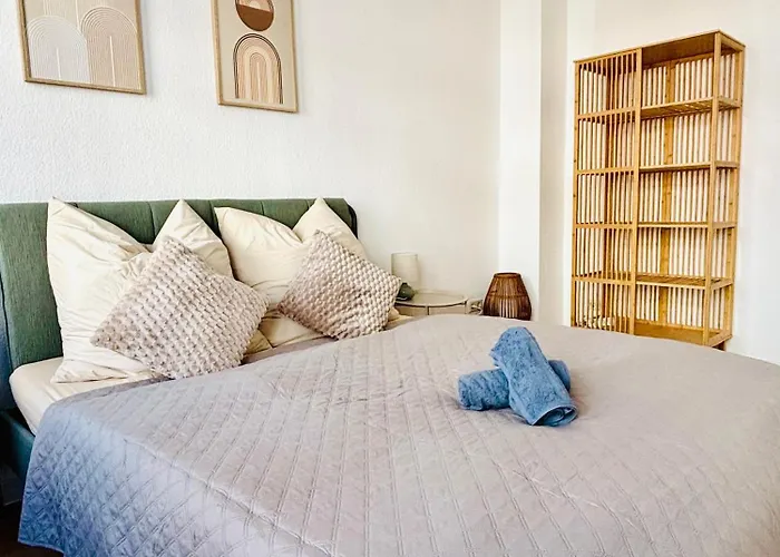 Stilvolles Boho Studio-birgit S-bahn-wifi-garten Daire *