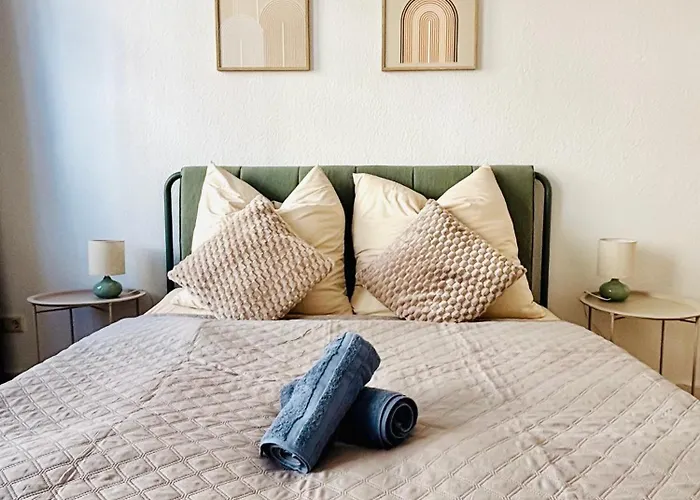 Stilvolles Boho Studio-birgit S-bahn-wifi-garten Daire Erfurt