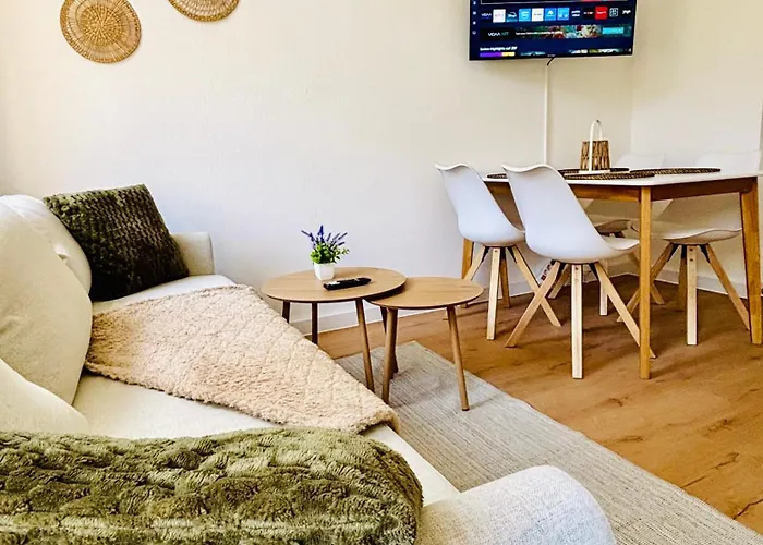 Stilvolles Boho Studio-birgit S-bahn-wifi-garten Appartement *