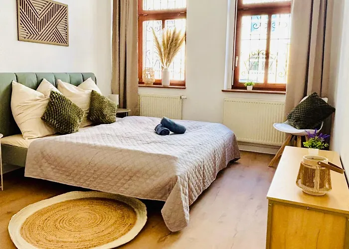 Stilvolles Boho Studio-birgit S-bahn-wifi-garten Erfurt