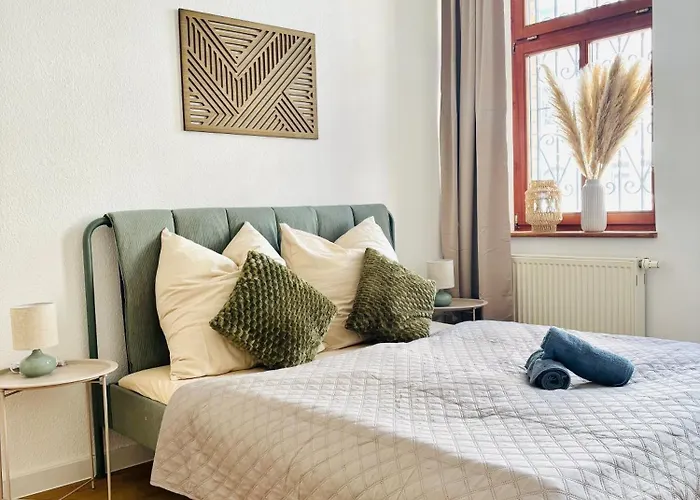 Stilvolles Boho Studio-birgit S-bahn-wifi-garten Appartement *